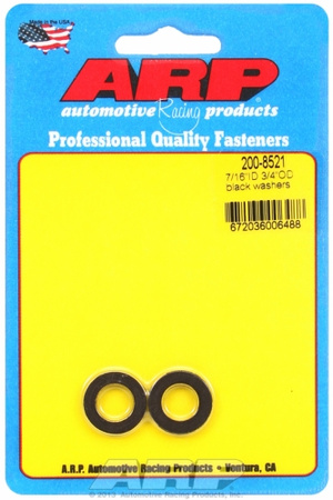 ARP 7/16" ID 3/4" OD .120"TH black washers (2pcs)
