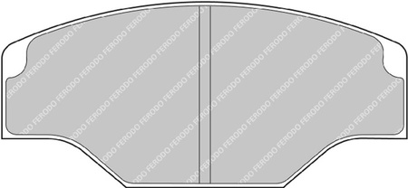 Klock hamulcowe Ferodo Racing DS1.11 przednie FRP201W CATERHAM stock AP up-grade