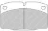 Ferodo Racing DS3000 brake pad front FCP173R DAEWOO Nexia OPEL Ascona B C ASCONA B CORSA A Kadett D E Manta Omega A Rekord Vectra VAUXHALL Astra Astramax ASTRAVAN Belmont Carlton CARLTON Mk III V87 Estate Cavalier Nova NOVA Hatchback S83 