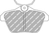 Ferodo Racing DS2500 brake pad rear FCP995H ALFA ROMEO 156 166 LANCIA Kappa Kappa