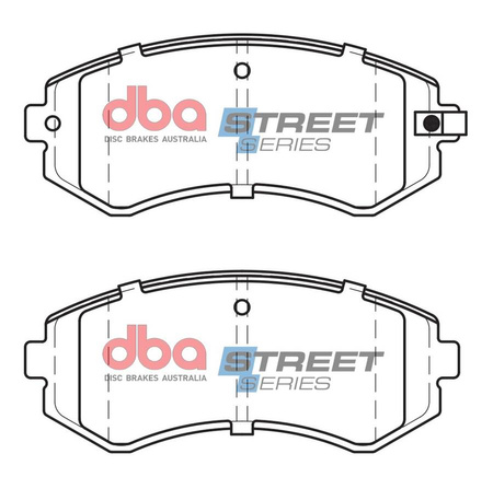DBA Brake Pads Utcai sorozat hátsó fékbetétek Kerámia - DB1148SS NISSAN Aust NZ 180SX Silvia S14 Skyline R32 Patrol Y61