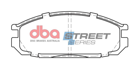 Klocki hamulcowe tylne DBA Brake Pads Street Series Ceramic - DB1146SS NISSAN Patrol Y60