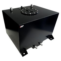 IRP fekete 30 literes alumínium üzemanyagtartály üzemanyagszint-érzékelővel