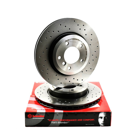 Brembo Xtra Brake Discs Rear 09.B041.1X Subaru Impreza Estate Legacy IV OUTBACK