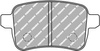 Ferodo Racing DS2500 brake pad rear FCP4308H ALFA ROMEO GIULIETTA FIAT 500L 351_ 352 TIPO Estate 356_ 357 Hatchback Saloon OPEL ADAM CORSA E X15 VAUXHALL Mk IV E X15 