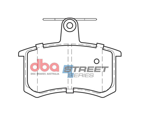 Bremsbeläge hinten DBA Brake Pads Street Series Ceramic - DB222SS ALFA ROMEO 164 33 AUDI 100 Avant quattro 200 80 90 A4 B5 A6 C4 A8 D2 Cabriolet Coupe S2 B3 S4 MB RR WR FIAT Croma LANCIA Dedra Thema Trevi
