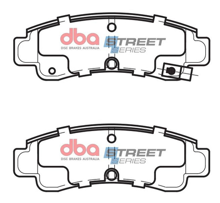 DBA Brake Pads Utcai sorozat hátsó fékbetétek Kerámia - DB1118SS