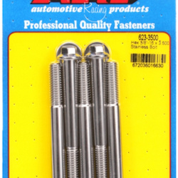 ARP "3/8""-16 x 3.500 hex SS bolts" (5pcs)