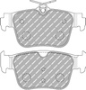 Ferodo Racing DS2500 hátsó fékbetét FCP5357H AUDI A3 Allstreet Sportback 88A 8YA CUPRA FORMENTOR KM7 SEAT KL1 KL8 SKODA OCTAVIA IV NX3 NN3 Combi NX5 VOLKSWAGEN GOLF ALLTRACK VIII CG5 CD1 