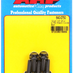 Śruby ARP "1/4""-20 x 0.750 12pt black oxide bolts" (5pcs)