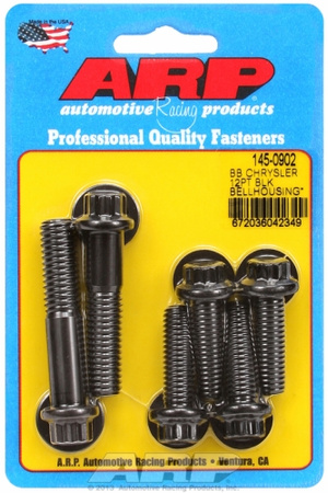 Śruby ARP Big block Chrysler bellhousing bolt kit - Black Oxide 12 pt