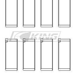 King Conrod Bearing Shell PEUGEOT 1.9L/2.0L XU9 XU10 - CR4602XP STDX