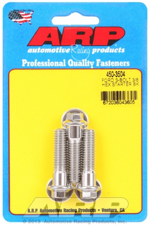 Śruby ARP Starter Bolt Kit Ford 3-Bolt 3/8 Hex