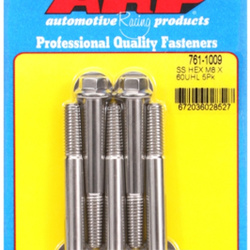 ARP M8 x 1.25 x 60 hex SS bolts (5pcs)
