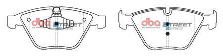 Brake Pads Street Series Ceramic front - DB2194SS BMW ALPINA D3 E90 E91 1 Series E81 120 E82 Coupe 125 E87 E88 Convertible 5 E60 520 523 525 E61