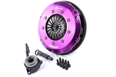 Xtreme Performance Audi A1 / Seat Ibiza IV / VW Polo V - Heavy Duty Organic Incl Flywheel & CSC 600Nm Conversion kit Dual-mass to solid flywheel