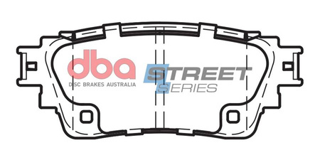 DBA Brake Pads Utcai sorozat hátsó fékbetétek Kerámia - DB15049SS
