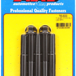 ARP "7/16""-20 x 3.000 hex black oxide bolts" (5pcs)