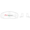 Bremsbeläge vorne DBA Brake Pads Street Performance - DB1328SP TOYOTA Dyna 300 350 Granvia Hi-Ace Power Van Compact LH102 LH112 LH61 LXH12 RCH12 RCH22 RZH113 YH61