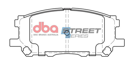 Brake Pads Street Series Ceramic front - DB1517SS LEXUS RX300 RX350 RX400h TOYOTA Harrier