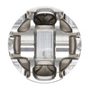JE Pistons Kolbensatz Porsche 996/997 Turbo M96.70/M97.70 100.00m 9.4:1 362143
