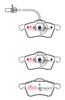 Brake Pads Street Series Semi-metallic front - DB2031SS VOLKSWAGEN Caravelle Transporter Kombi