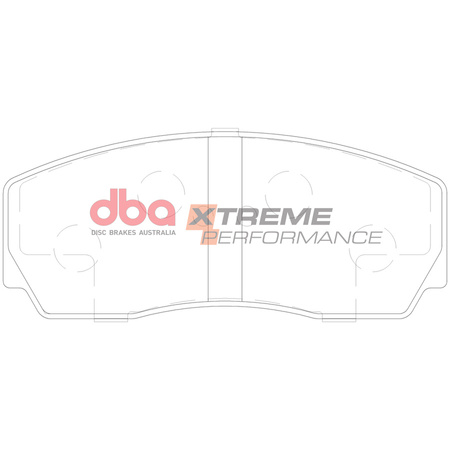 DBA stabdžių trinkelės Xtreme Performance priekinės stabdžių trinkelės - DB15010XP