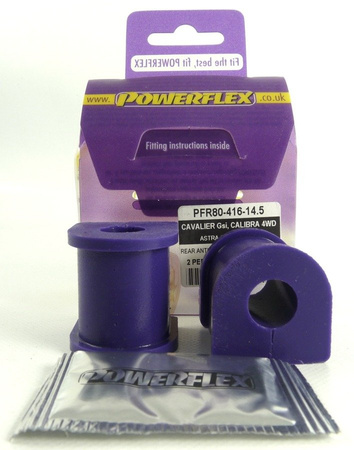 Poliuretán persely Powerflex Vauxhall / Opel Cavalier GSi/Calibra 4WD, Vectra A (1989-1995) -  PFR80-416-14.5 Nem. a diagramon: 7