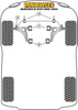 Front Anti Roll Bar Bush 27.5mm Powerflex Polyurethane Bush Road Series Mercedes-Benz SL R129 (1989-2001) PFF40-403-27.5