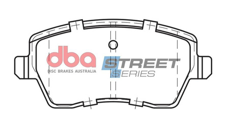 Klocki hamulcowe przednie DBA Brake Pads Street Series Ceramic - DB2366SS NISSAN Micra K13 Note OPEL Agila SUZUKI Splash Swift Z31 VAUXHALL