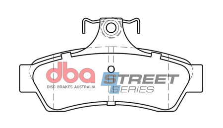 DBA Brake Pads Utcai sorozat hátsó fékbetétek Kerámia - DB1332SS CHEVROLET M.East S.Africa HOLDEN Aust NZ