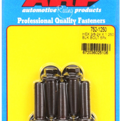 Śruby ARP "3/8""-24 x 1.250 hex black oxide bolts" (5pcs)