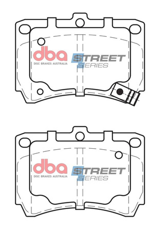 DBA Brake Pads Utcai sorozat első fékbetétek Kerámia - DB1158SS MAZDA 323 Estate SAO Penza
