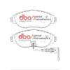 Zestaw tarcze hamulcowe przednie DBA 4000 series - T3 - DBA42830S +  Klocki hamulcowe przednie DBA Brake Pads Xtreme Performance ECE R90 certified Hawk HB779x.740 - DB8849XP + Przewody hamulcowe HEL w oplocie VW AUDI CUPRA SEAT SKODA VOLKSWAGEN 