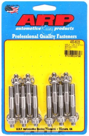 ARP M8 X 1.25 X 57mm broached stud kit - 10pcs