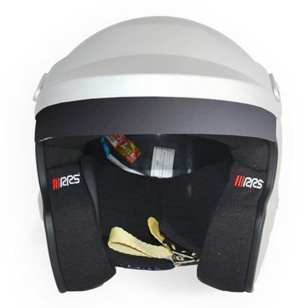 RRS Protect Jet Open Kask matt ezüst – Snell FIA HANS