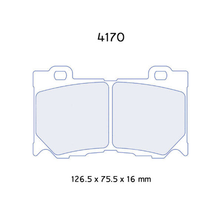 Klocki hamulcowe Carbone Lorraine RC5 - Nissan 370Z (09-11)