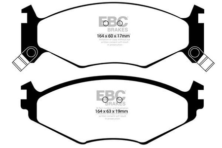 DP1119 - Ein Satz Bremsbeläge serie ULTIMAX2 EBC Brakes