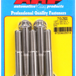 Śruby ARP "3/8""-24 x 2.500 12pt SS bolts" (5pcs)