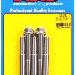 ARP "3/8""-24 x 2.750 hex 7/16 wrenching SS bolts" (5pcs)