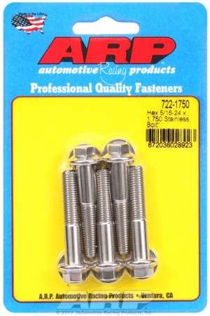 Śruby ARP "5/16""-24 x 1.750 hex SS bolts" (5pcs)