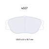 Carbone Lorraine RC6 brake pads - Alfa Romeo 155 2,0 16V- Turbo Q4 ATE (92-96)