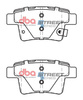 Bremsbeläge hinten DBA Brake Pads Street Series Ceramic - DB1713SS FORD Mondeo Estate Mk3 Hatchback Saloon JAGUAR X Type