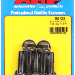 Śruby ARP M10 x 1.25 x 30 hex black oxide bolts (5pcs)