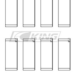 King hengerkapocs csapgyűrűhéj BMW S14B20, S14B23, S14B25 - CR4596XP0.25