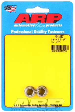 ARP 3/8-16 SS 12pt nut kit