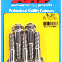 Śruby ARP M10 x 1.25 x 45 hex SS bolts (5pcs)