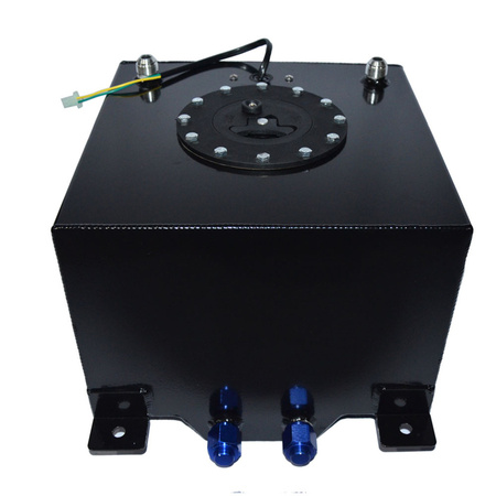 IRP black 20L aluminum fuel tank with fuel level sensor