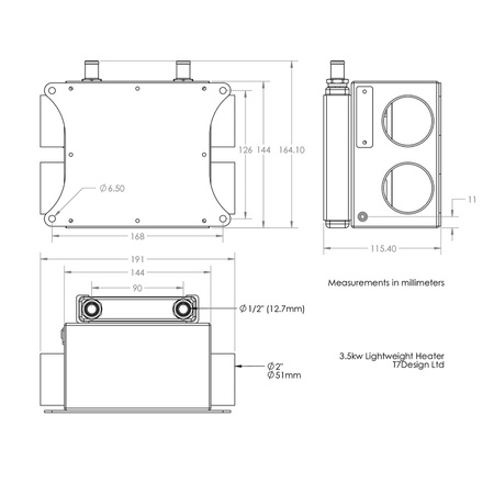 Rennheizung 3,5 kW