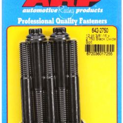 ARP "3/8""-16 x 2.750 12pt black oxide bolts" (5pcs)